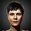 Young Female With Short Hair Character