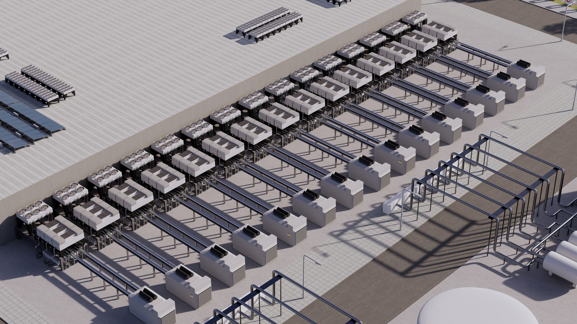 3D Model Google Data Center Building With Interior - TurboSquid 2113354