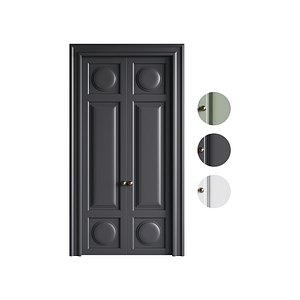 Modern entrance door 22 3D