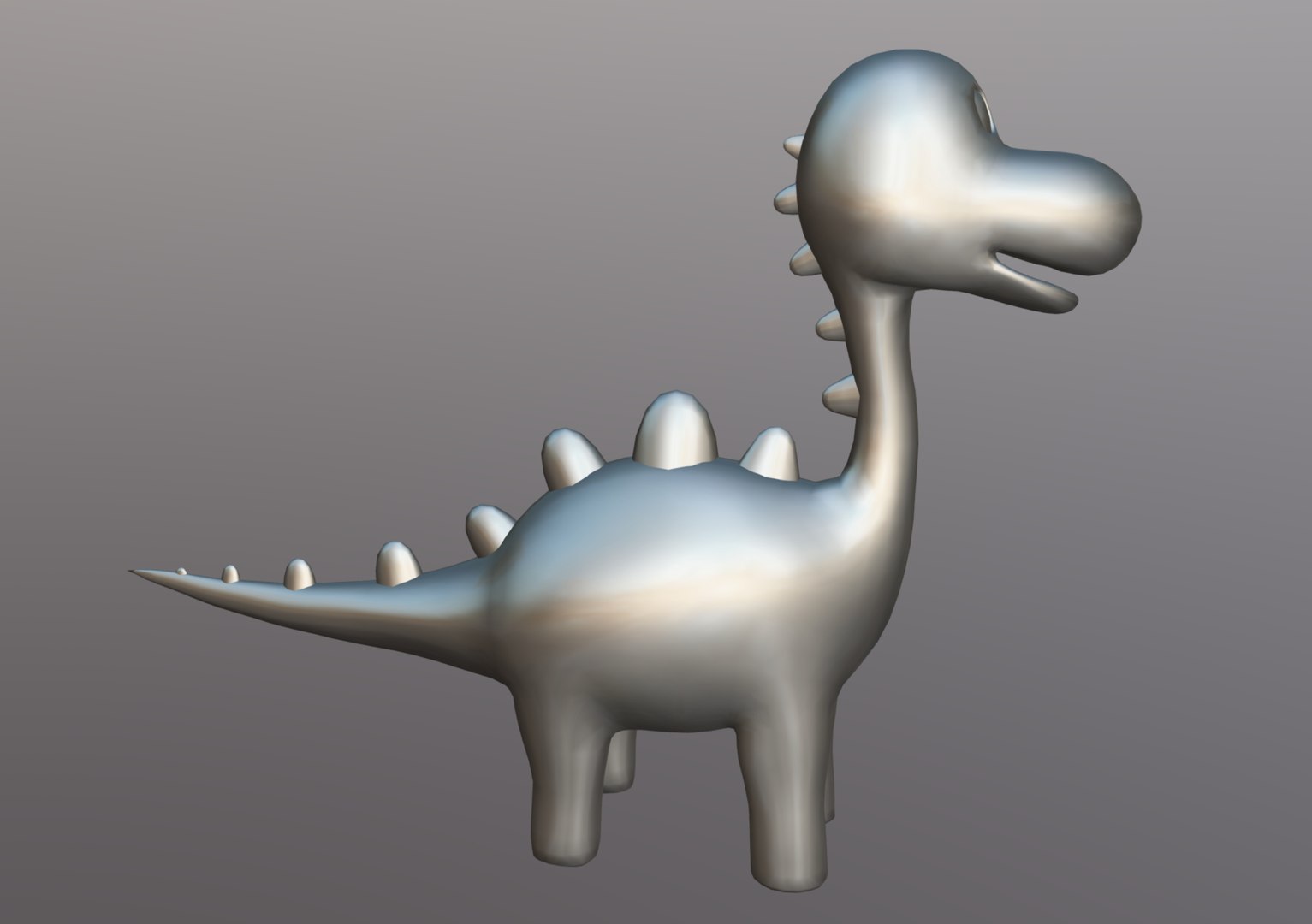 3D Model Cartoon Stegosaurus - TurboSquid 2027168