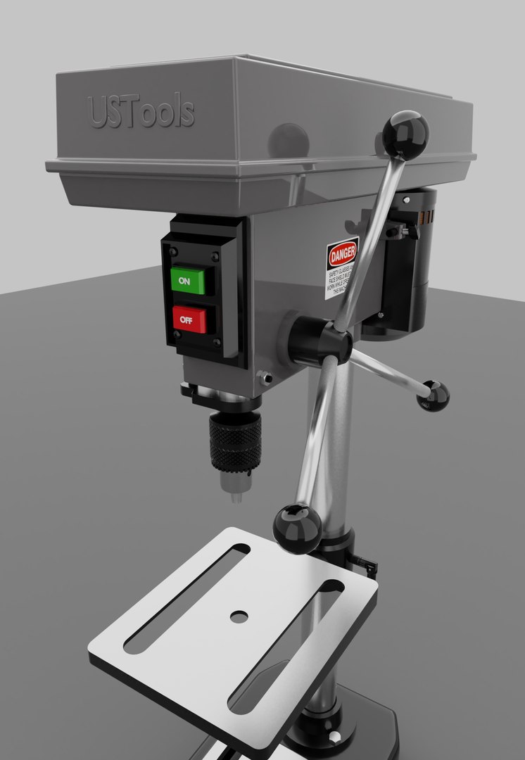 Drill Press Model - TurboSquid 1330155