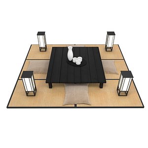 japanese set decoration 3D