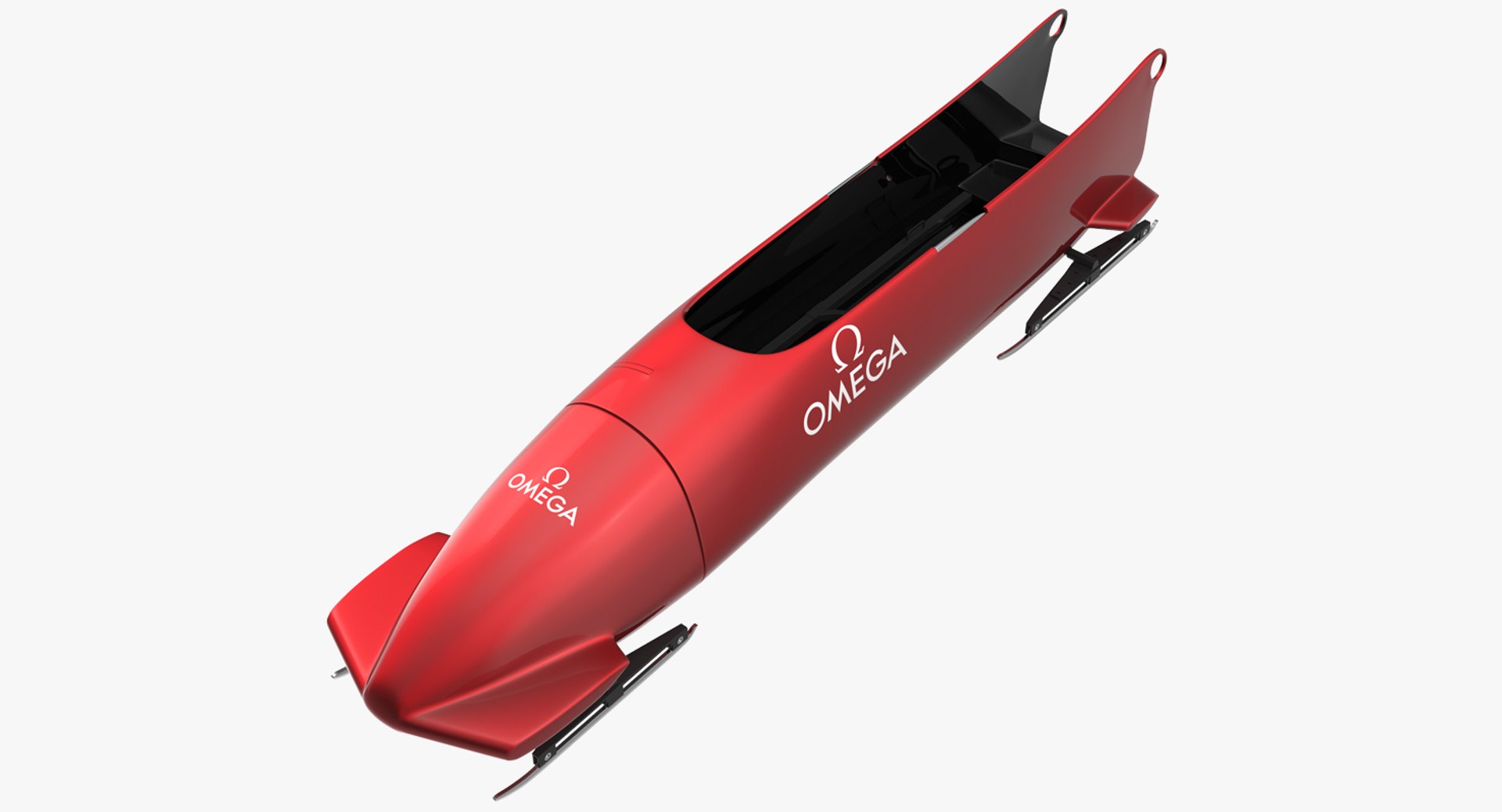 Bobsled Four Person Omega 3D model preview