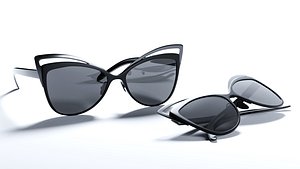 Matrix Resurrections Lexy Sunglasses model