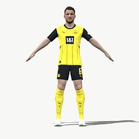 3D Rigged Salih Ozcan Dortmund 2025