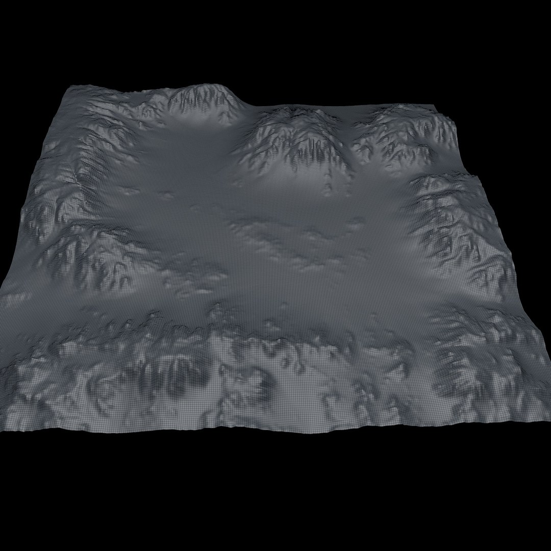 Terrain Maps 3D Model - TurboSquid 1369639