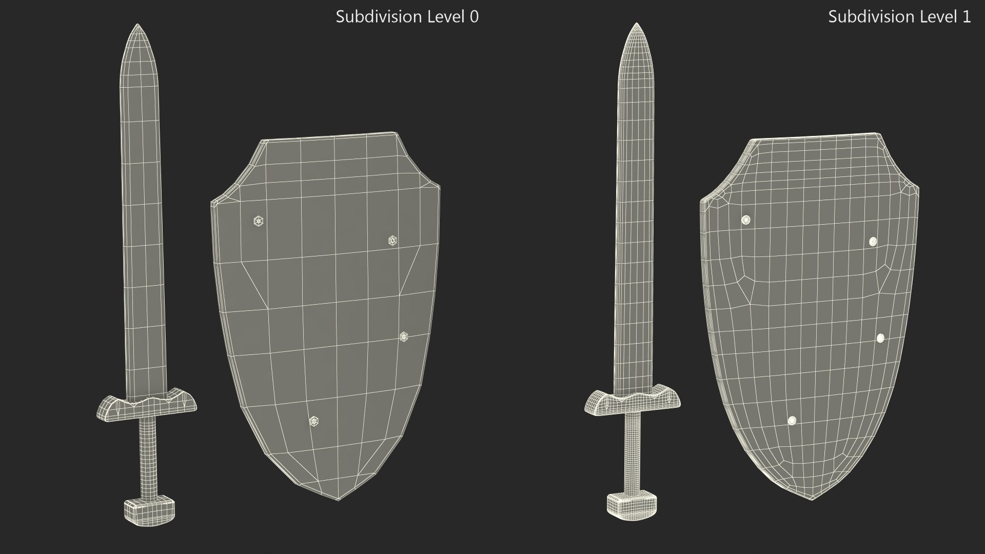 3D Toy Wooden Sword and Shield https://p.turbosquid.com/ts-thumb/Ey/vXALP5/Q0/toywoodenswordandshield3dsmodel024/jpg/1711305955/1920x1080/fit_q87/c522f72a4f6e593ef67c5195f8912fd687e6f347/toywoodenswordandshield3dsmodel024.jpg