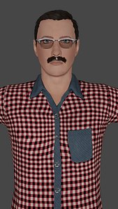 Man Amir Low-poly Game-Ready