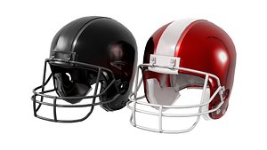 3D American Football Helmet model