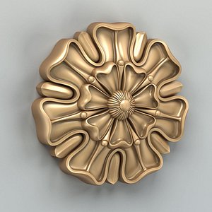 rosette cnc intagli3d model