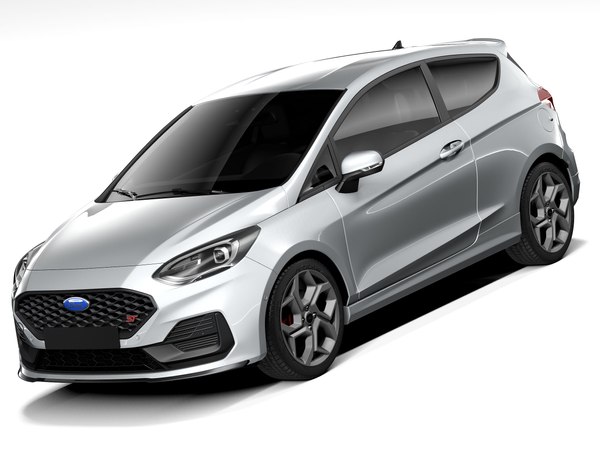 modelo 3d Ford Fiesta ST puertas 2022 TurboSquid 2224013