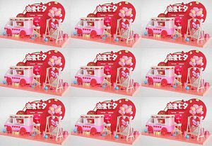 3D Valentine s Day romantic beauty Chen display scene e-commerce product display product display Qixi F model