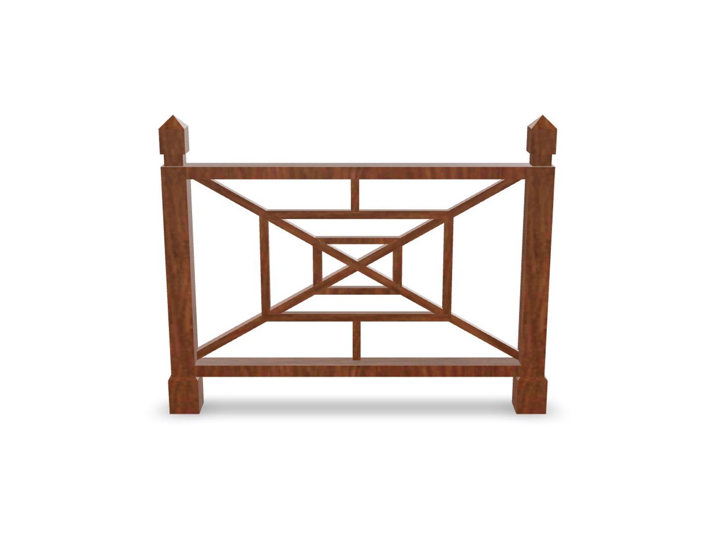 3D Model 10 Wooden Railings 3D Models SKP FBX OBJ STL 3D Model ...
