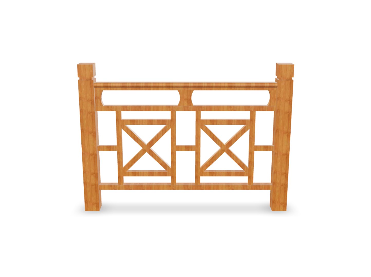 3D Model 10 Wooden Railings 3D Models SKP FBX OBJ STL 3D Model ...