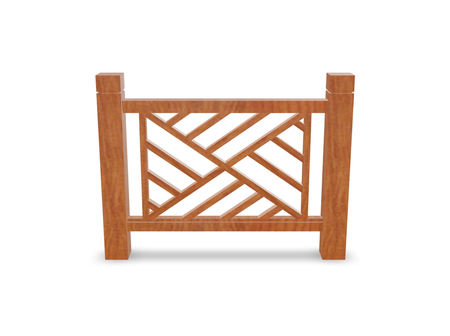 3D Model 10 Wooden Railings 3D Models SKP FBX OBJ STL 3D Model ...