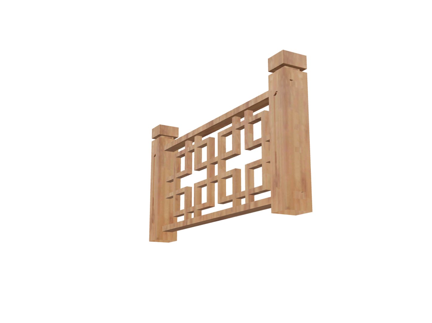 3D Model 10 Wooden Railings 3D Models SKP FBX OBJ STL 3D Model ...