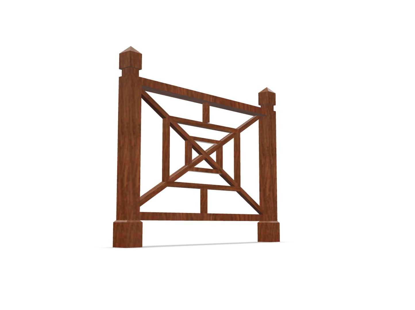 3D Model 10 Wooden Railings 3D Models SKP FBX OBJ STL 3D Model ...