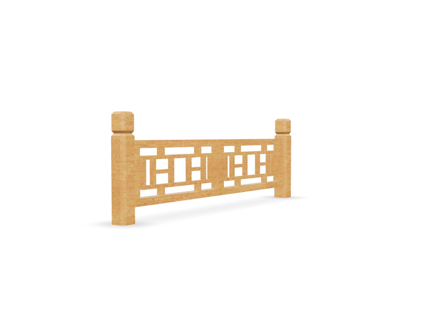 3D Model 10 Wooden Railings 3D Models SKP FBX OBJ STL 3D Model ...