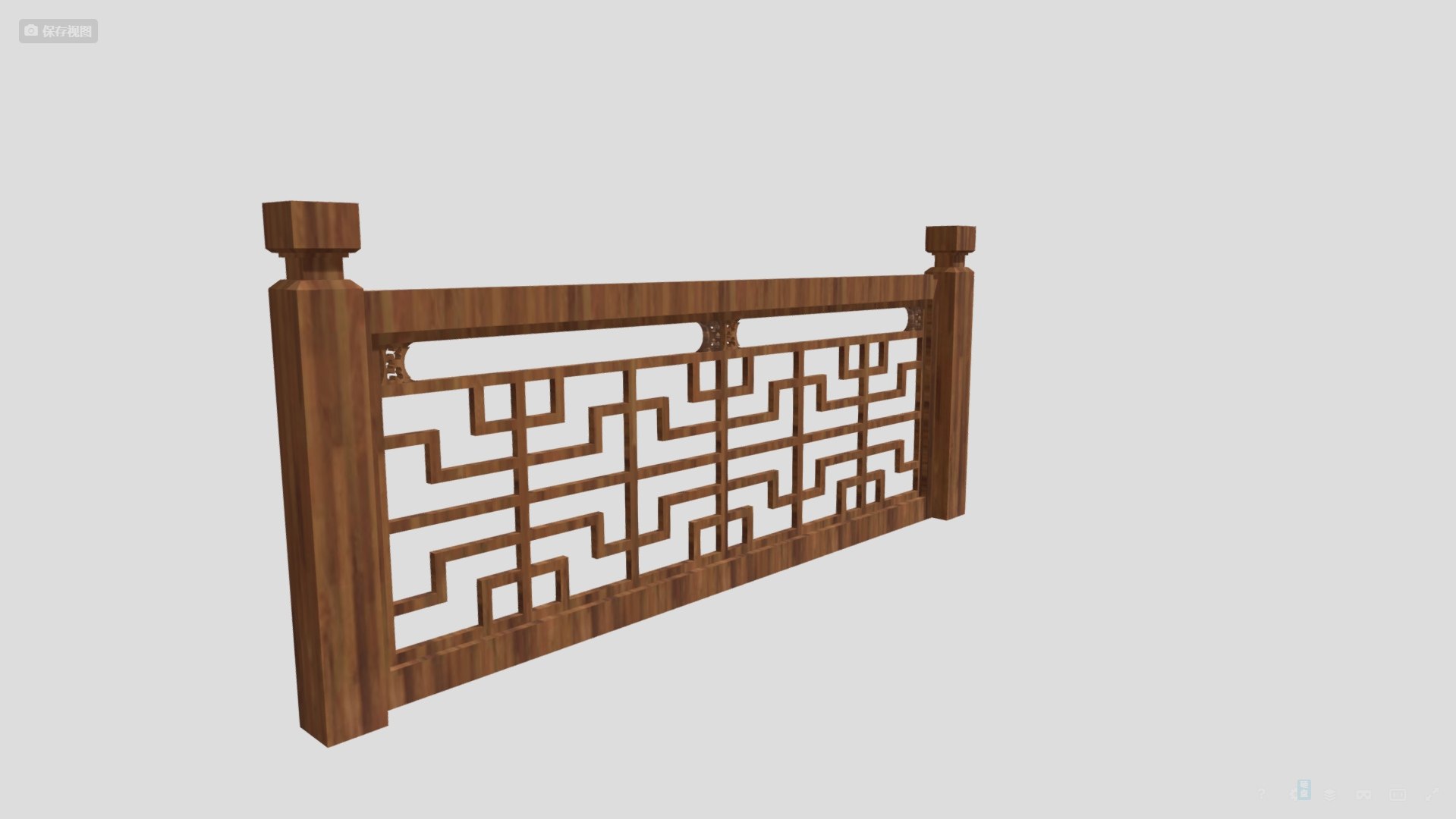 3D Model 10 Wooden Railings 3D Models SKP FBX OBJ STL 3D Model ...
