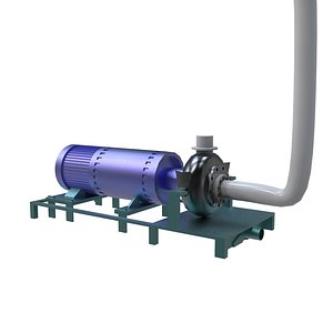 3D Water Pump model
