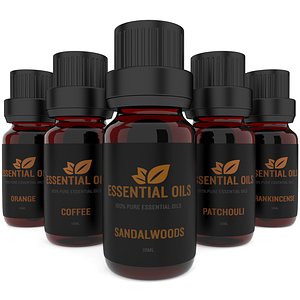 essential oil pack 3D model