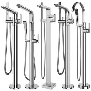 Free standing bath mixers Grohe and Ideal standard set 131