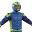 3d motorcycle rider generic