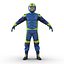 3d motorcycle rider generic
