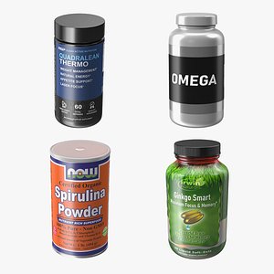 3D Nutritional Supplements Collection 2