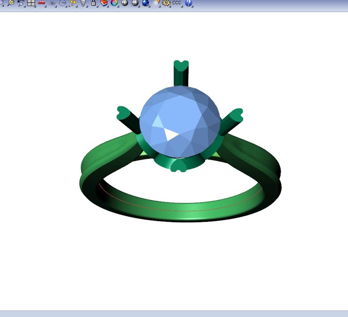 Engagement Ring Rendering Animation-cc102 3D Model - TurboSquid 1642909