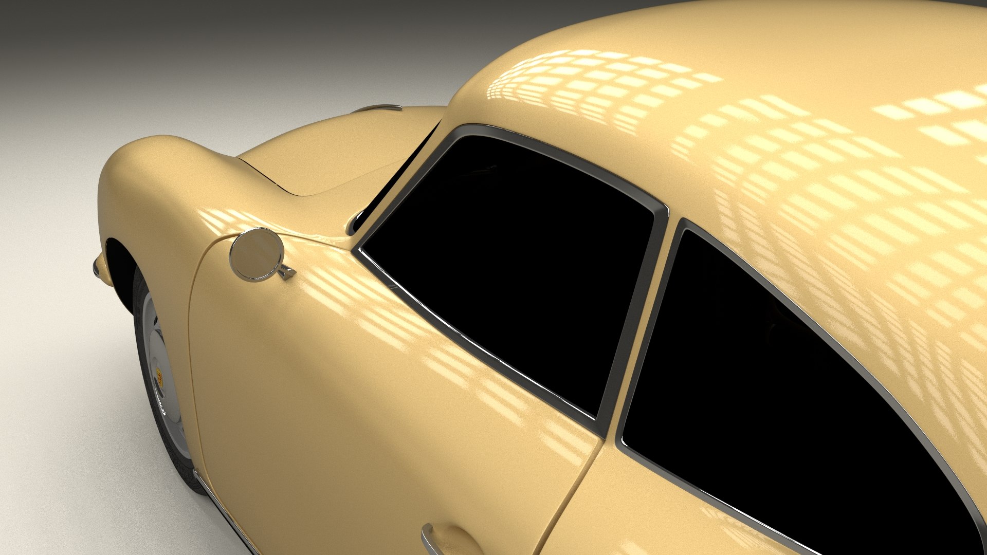 porsche 356 3d obj