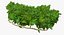 3D ivy hanging greenery bushes model