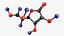 vitamin c-molecular 3D model
