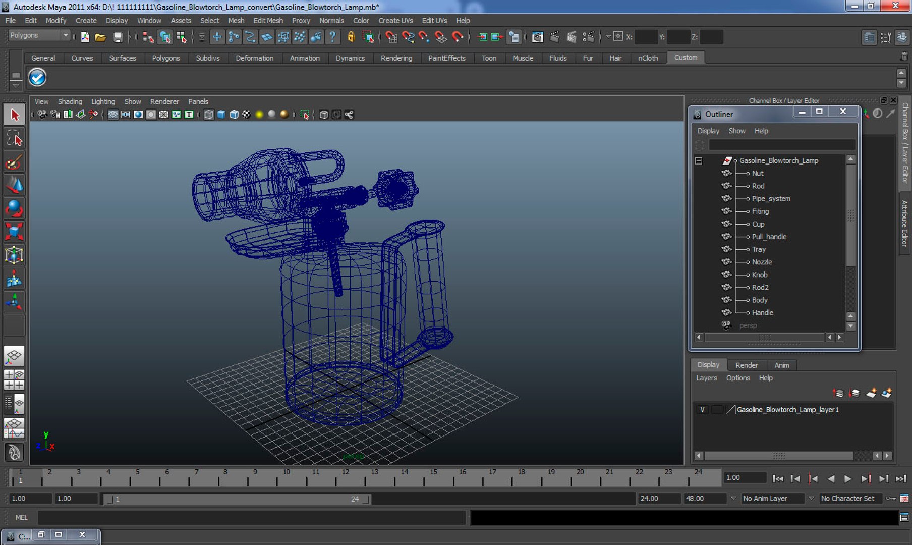 Used Blowlamp 3D Model - TurboSquid 1409033