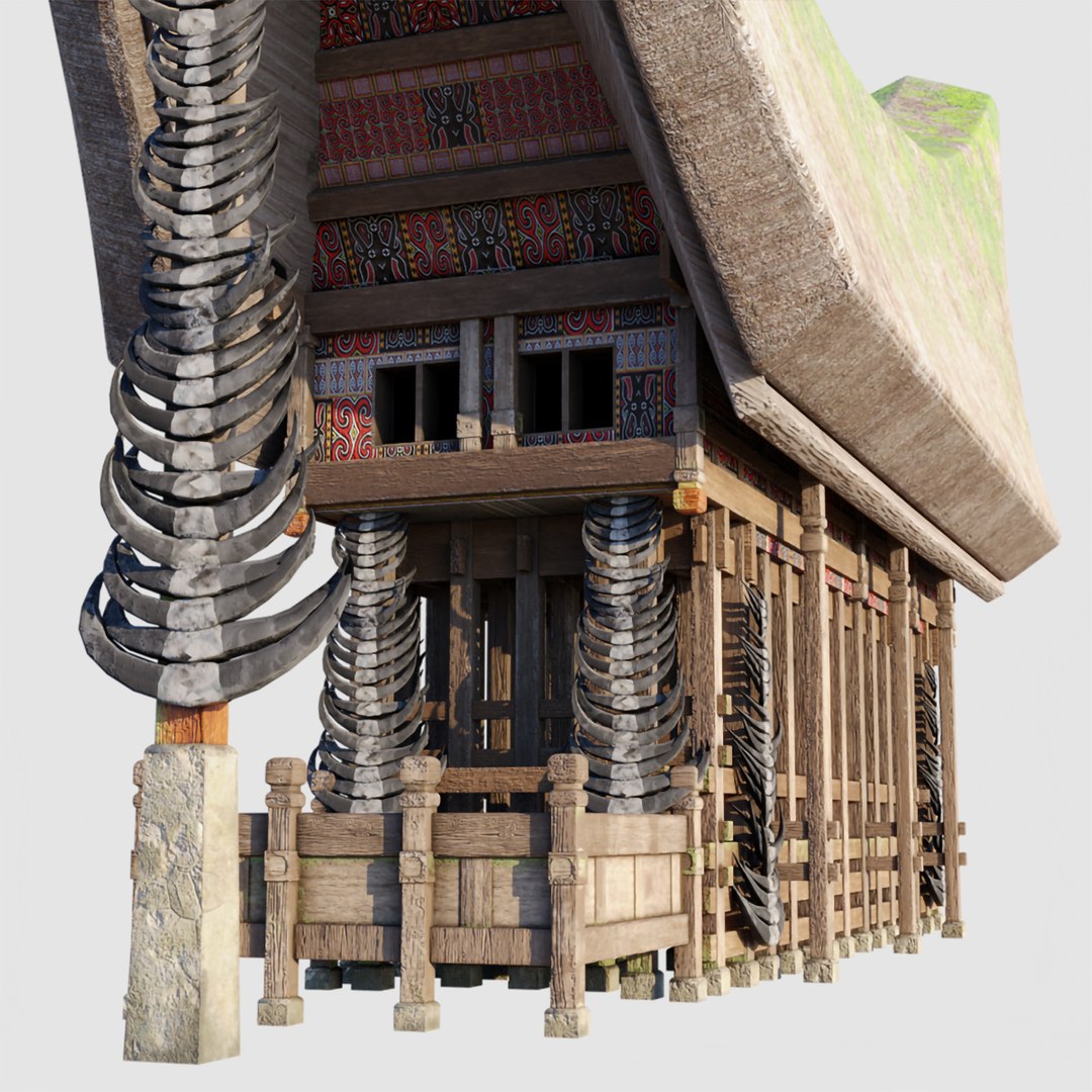 3D Model Tongkonan - Traditional Architecture - TurboSquid 1996250