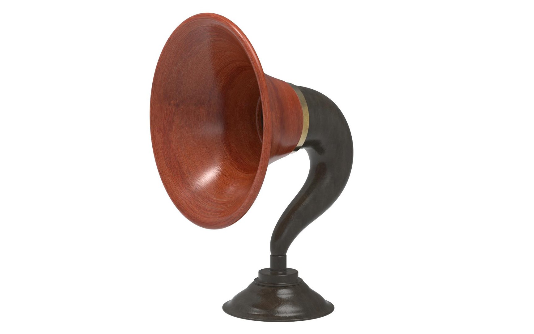 Old Radio Horn Speaker 3D TurboSquid 2083899