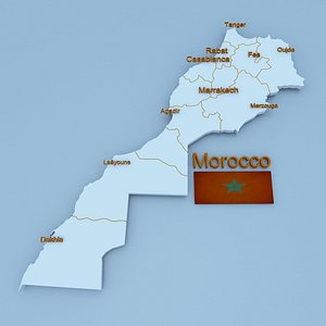 3D morocco country model
