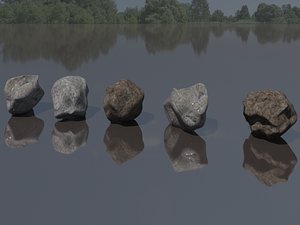 rocks 3D model
