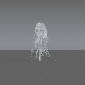Water fountain jet 01 - Animated