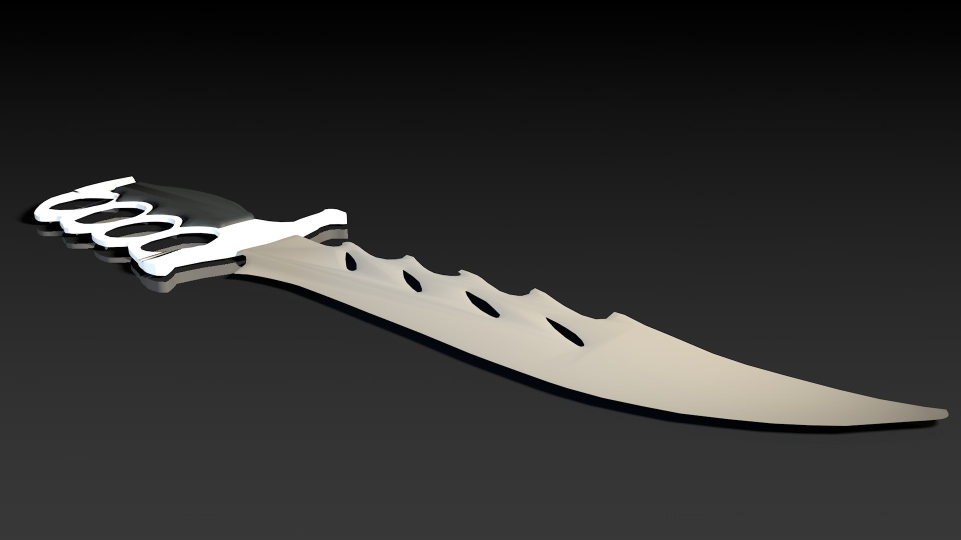 Brass Knuckles Knife Modelo 3D - TurboSquid 854964