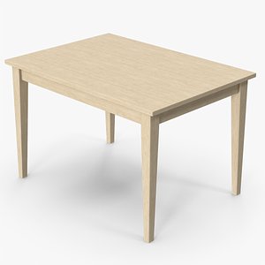 3D Wooden Table model