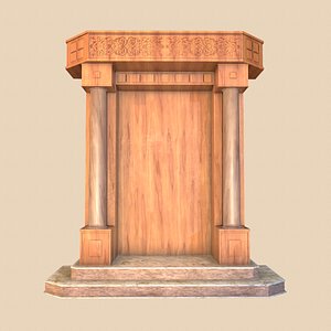 ark wood marble 3D model