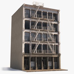 soho facade 3 architecture 3D model