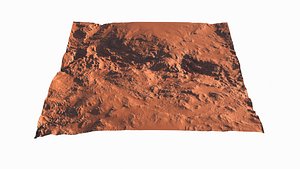 3D Mars terrain model