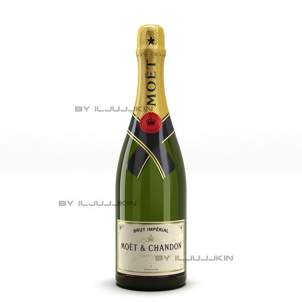 Realistic Moet Chandon 3D Model $19 - .3ds .blend .dae .fbx .obj .max -  Free3D