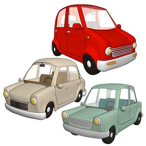 3ds max cartoon cars