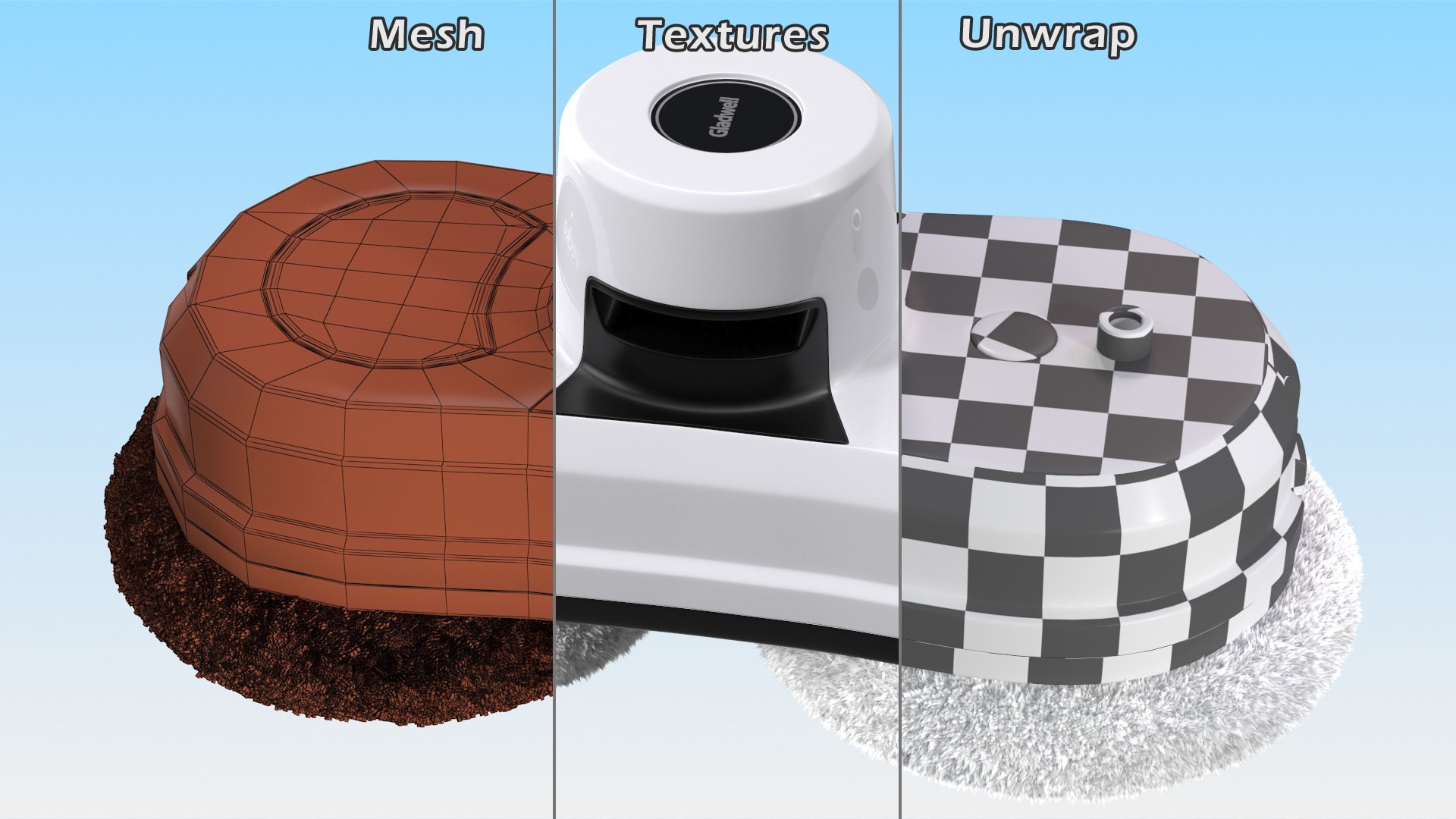 Robot Window Cleaner Gladwell White Fur 3D - TurboSquid 1868034