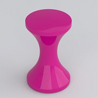 Tam Tam Pop Stool plastic pink
