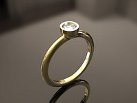 Bezel Ring Size 6
