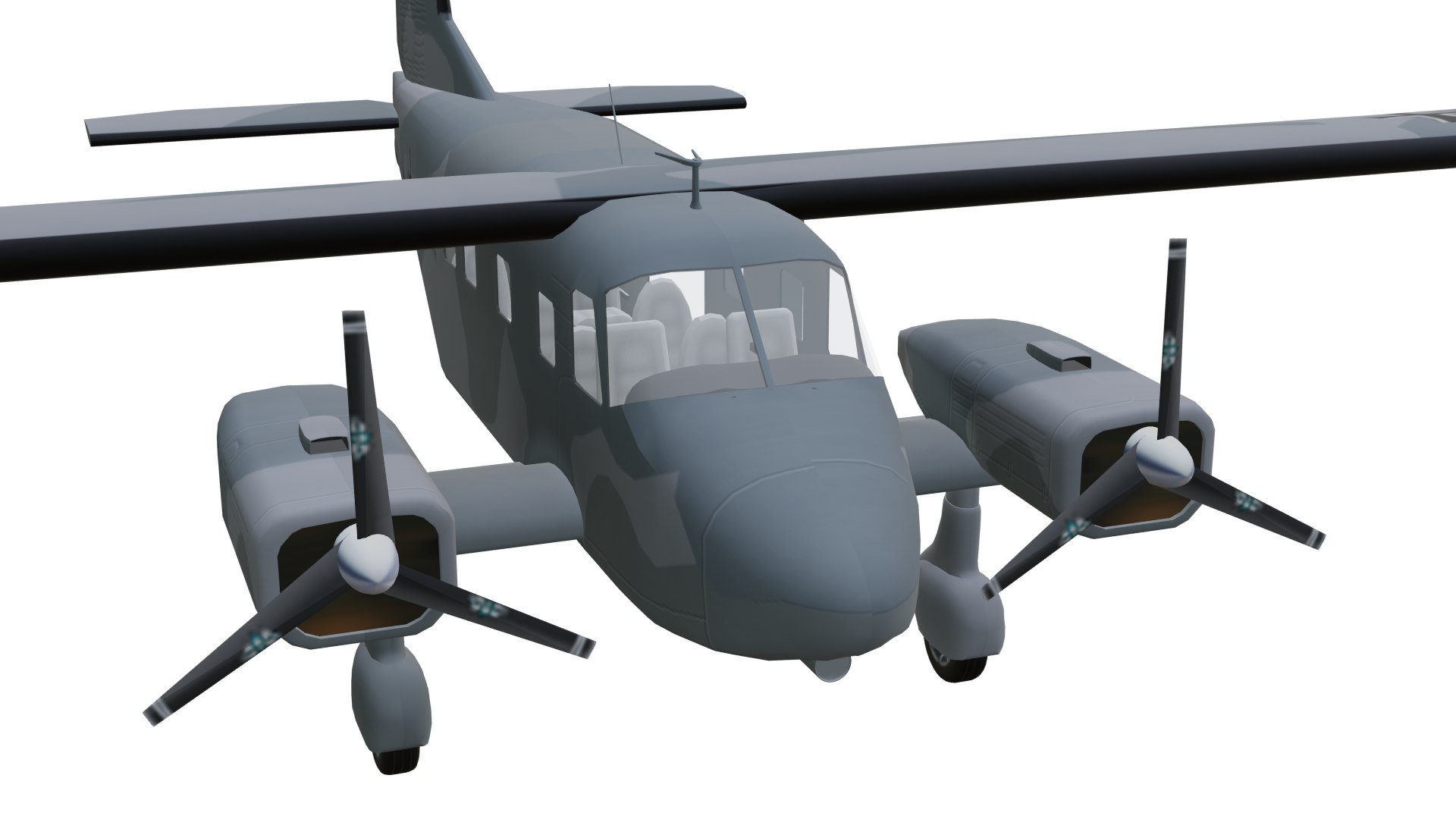 Dornier DO-28 Skyservant 3D Model - TurboSquid 2351472